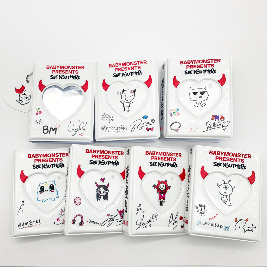 BABYMONSTER [SEE YOU THERE] Anime Trading Card Binder Cartoon