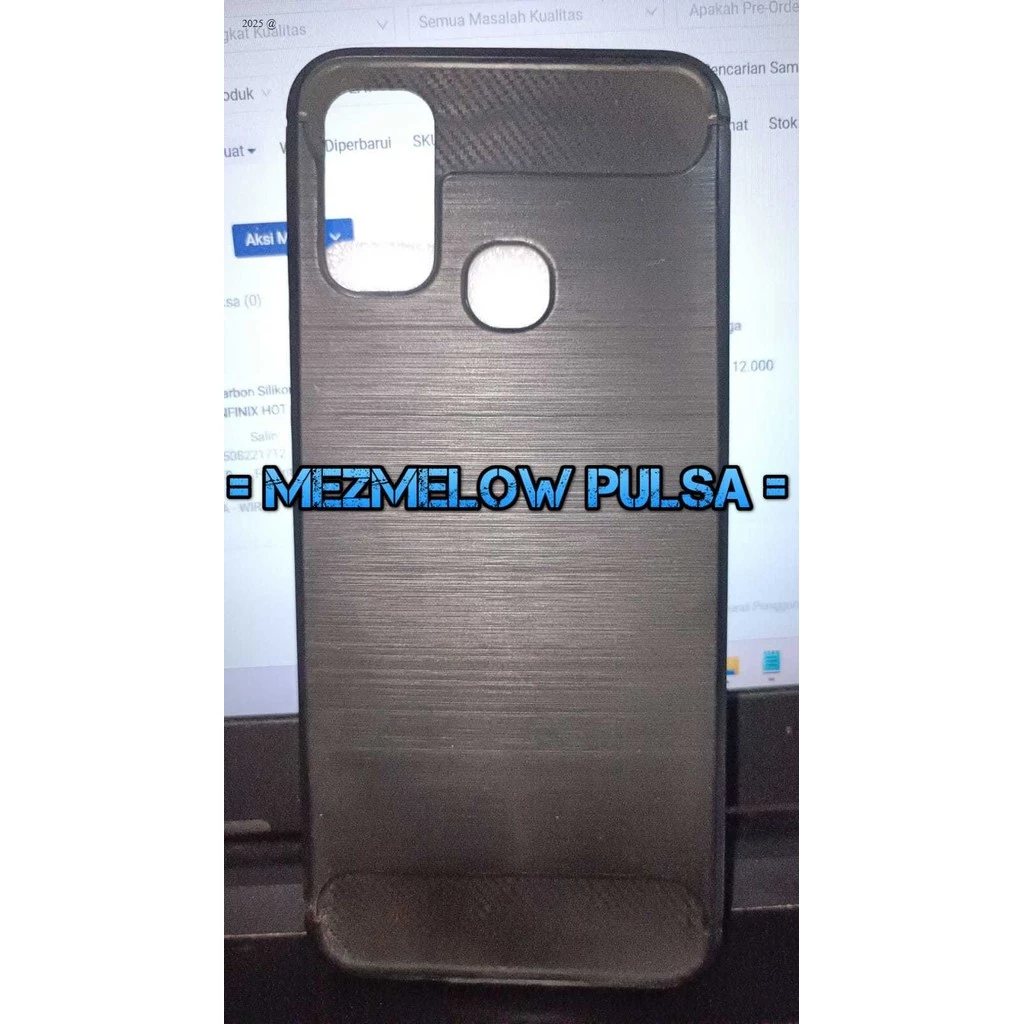 TPU Fiber Carbon Silikon Silicone Softcase INFINIX HOT 9 PLAY / INFINIX HOT 9 PLUS