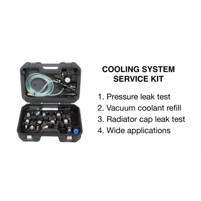 Universal Radiator Pressure Tester Kit with Coolant Vacuum Purge and ...
