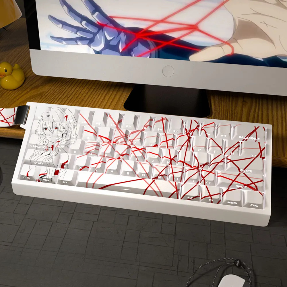 Yuzuriha Inori Keycap Cherry Profile PBT Letter Side-engraved Light ...
