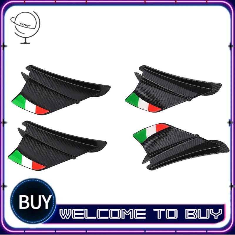 Motorcycle Winglet Aerodynamic Wing Kit Spoiler Motorcycle Wind Flow ...