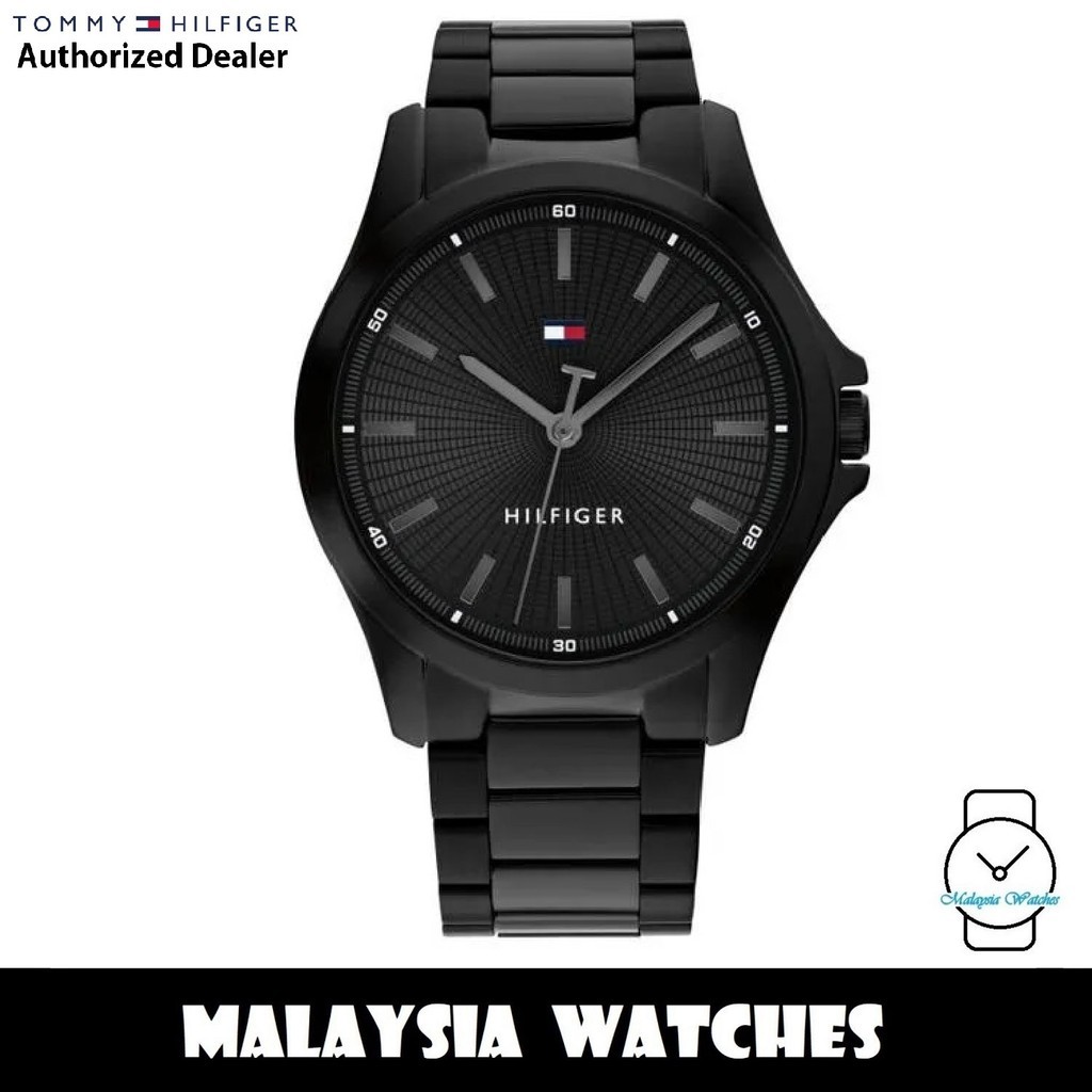 Tommy Hilfiger 1710680 Bruce Quartz Stainless Steel Case Strap Watch 2 Years International Warranty