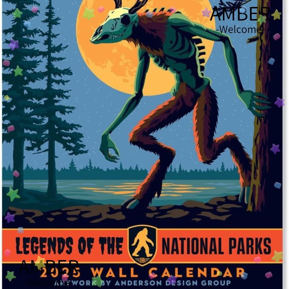 AMBER National Parks Calendar 2025, Legends Of The National Parks ...