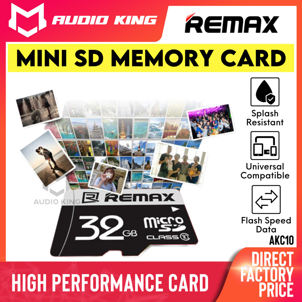 REMAX Flash Speed Data Transfer 128GB Mini Memory Super SD Card For ...