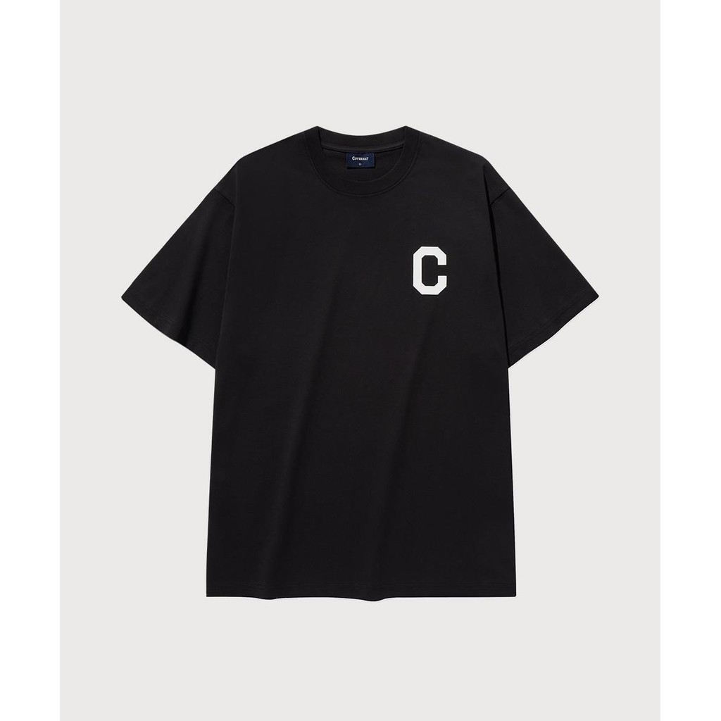 ★23SS★【COVERNAT】★lifestyle layout t-shir.t★関税込★ 3600-dark-chocolate-front-