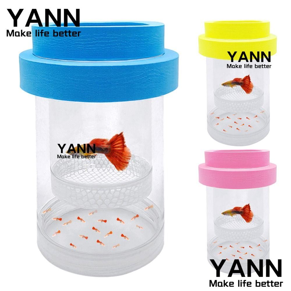 YANN1 Floating Hatching Box, Plastic Mesh Shrimp Guppy Floating Fish ...