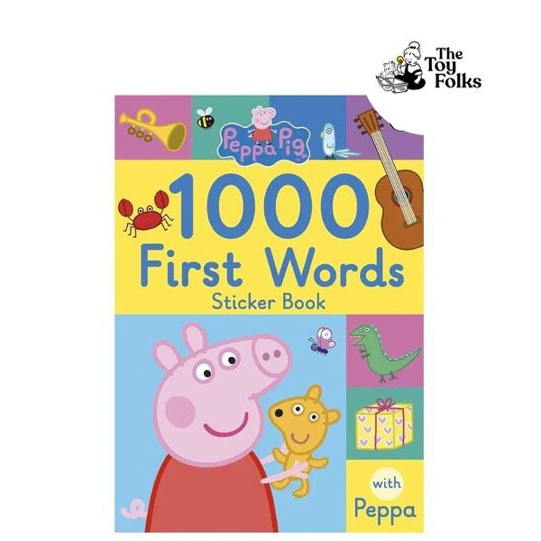 Ladybird Peppa Pig 1000 First Words Sticker Book | Shopee Singapore