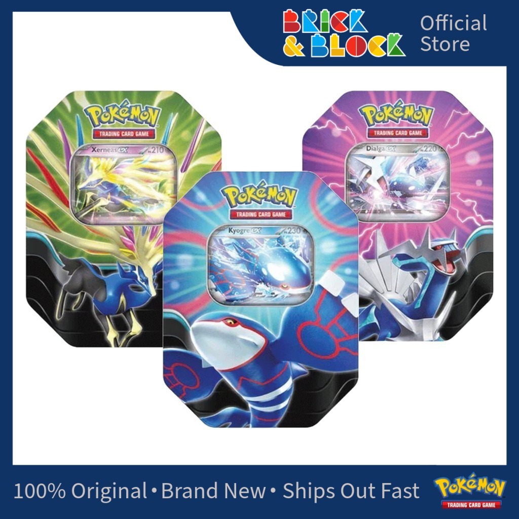 Pokémon TCG: Azure Legends Tin (Dialga ex) | Pokémon Center Official Site