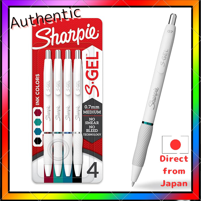 Sharpie S-Gel 0.7mm Vivid Gel Pens - Assorted Colors Pack | Shopee ...