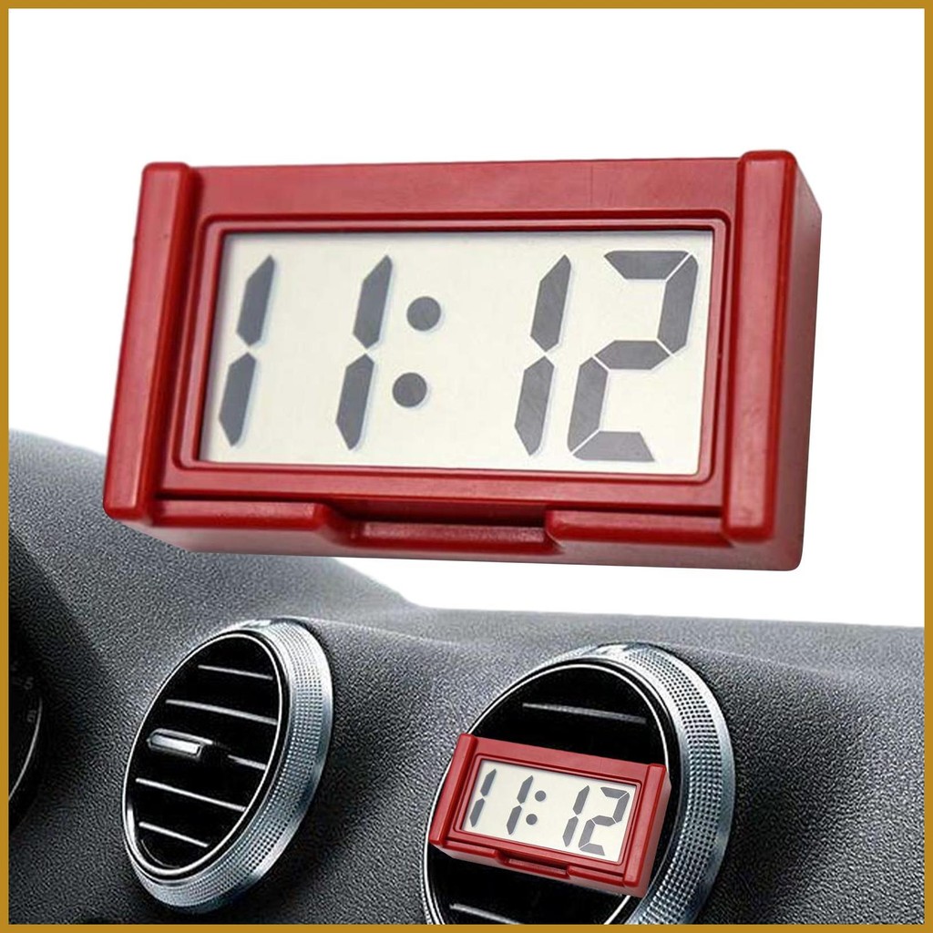Mini Digital Clock Battery Operated Large Screen Clock for Car ...