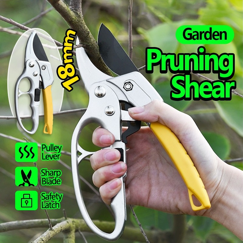 Clip Pruning Shears Gardening Tools Garden Scissors Tree Cutter Plant ...