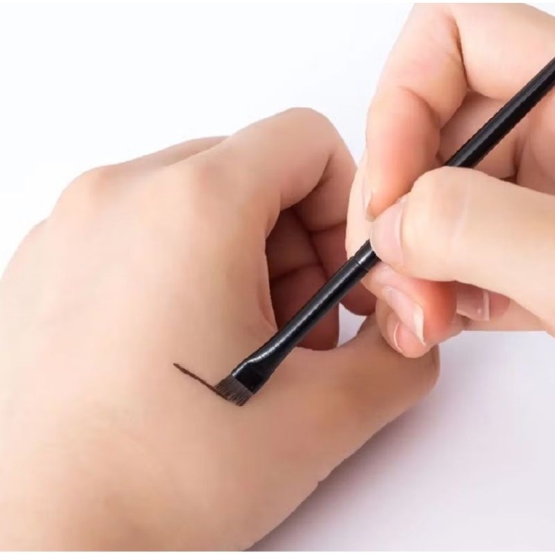 1PCS Kuas Alis Eyeliner Brush Pen Super Tipis Miring Aksesoris Make Up Rias Eyebrow Eye Liner Makeup A026 - Gambar 3