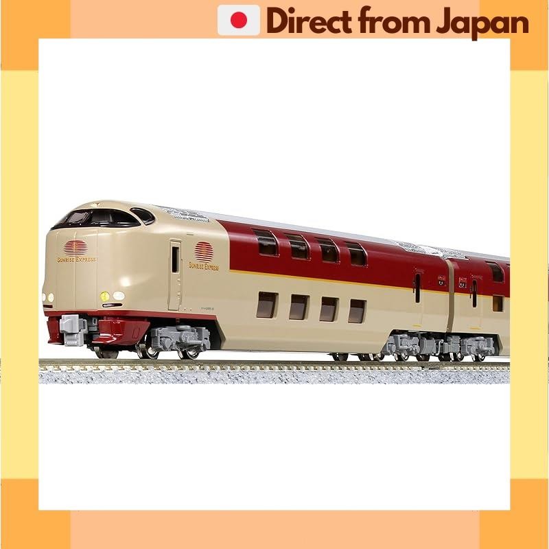 KATO N Gauge 285 Series Sunrise Express Zugset – 7-teilig, Modell 10-1564, Mit Detaillierten Pantographen, Lichtfunktion
