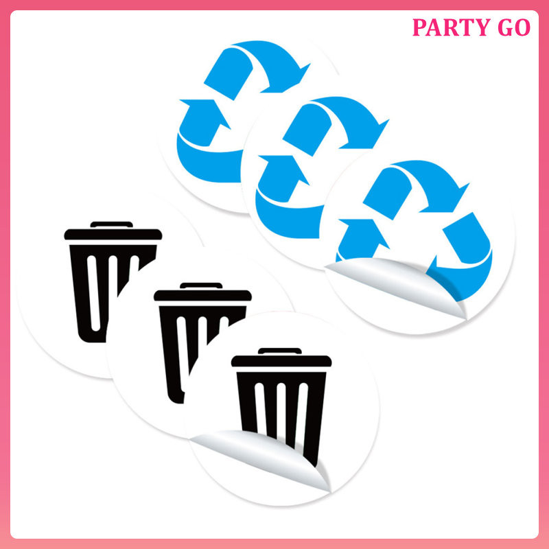 6 Adhesives In Pvc Differentiated External Waste Collection Bins