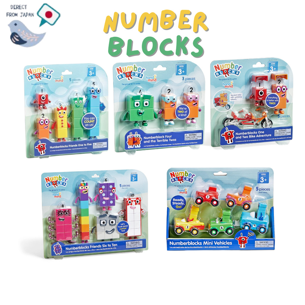 Numberblocks Character Figure Set -Toy Collection (One to Ten, Mini ...