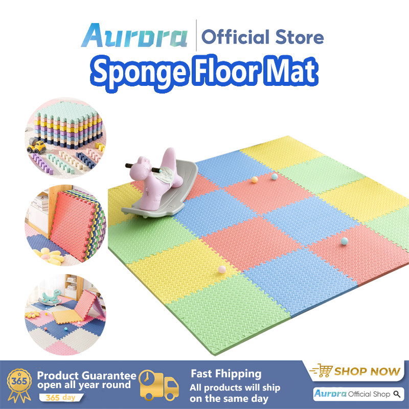 SG Stock Thickness 2.5CM Baby Playmat 30*30CM Puzzle Mat Play Mat ...