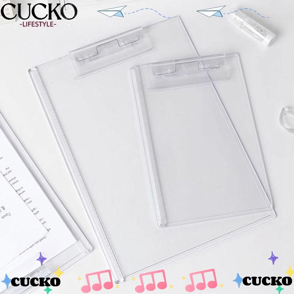 CUCKO File Folder Board, Acrylic A4/A5 Clipboard, Simple Transparent ...