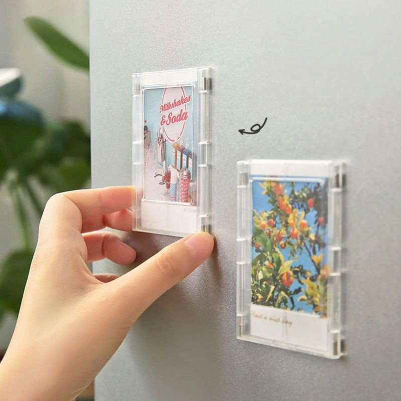 Magnetic Picture Frames for Refrigerator | Clear Magnetic Acrylic ...