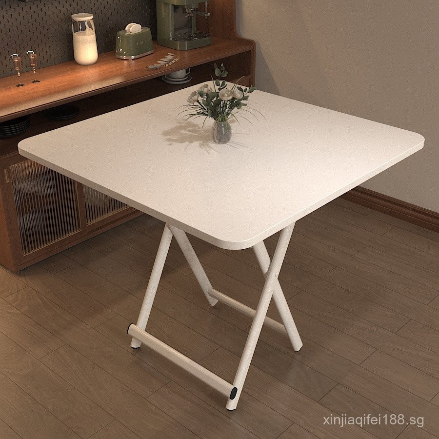 Folding Table Rectangular Folding Dining Table Simple Dining Table ...