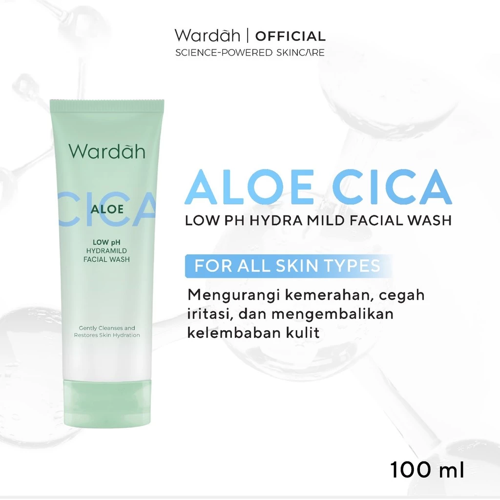 WARDAH Facial Wash All Series - Acnederm, C-Defense, Lightening Lightplus, Perfect Bright Now, Nature Daily, Crystal Secret, Renew You, Hydra Rose, NMF Amino Gel Cleanser - Face Wash, Sabun Cuci Muka - Skincare - Gambar 4