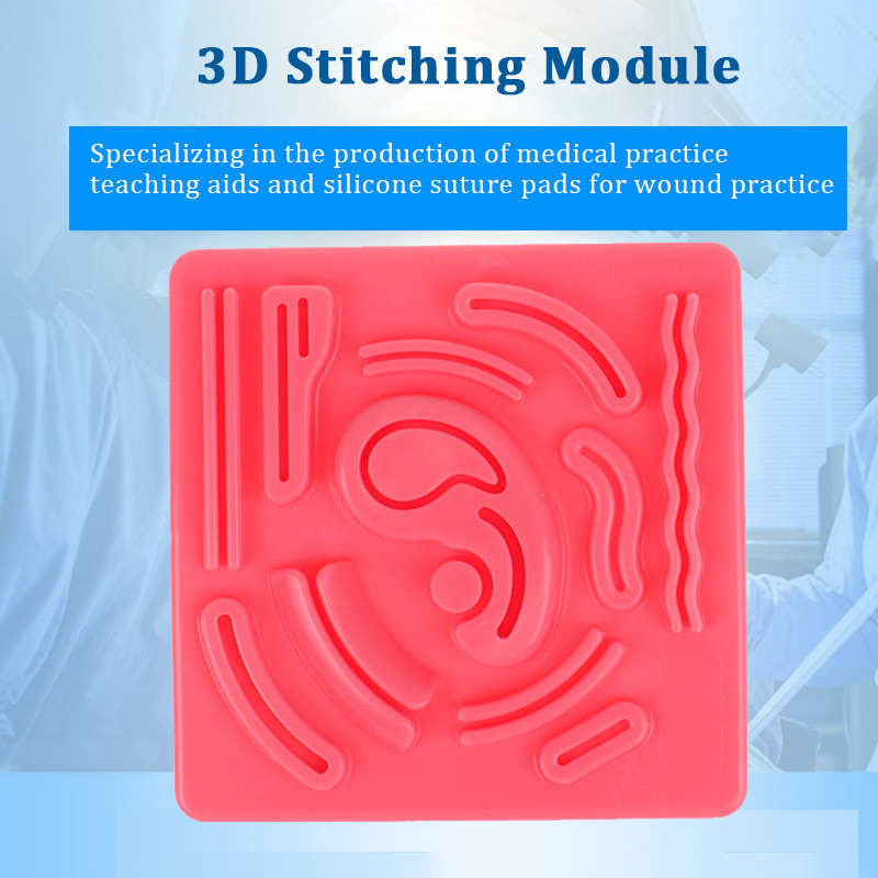 Silicone Skin Wound Suture Module for Laparoscopy Simulation Exercise ...