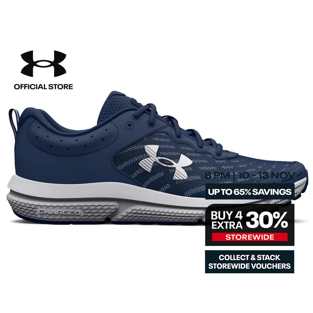 Under Armour Men s UA Charged Assert 10 Running Shoes Shopee Singapore