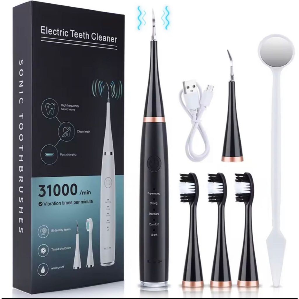 Electric Toothbrush Ultrasonic Oral Irrigator Dental Scaler Teeth ...