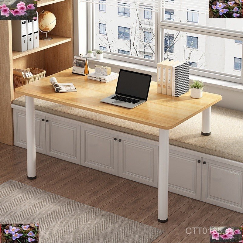 Height Adjustable Desk with Legs, Extendable Bay Window Desk ...
