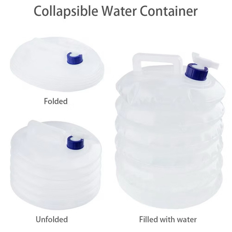 Warbase Collapsible Water Container 5L 10L 15L BPA-Free Water ...