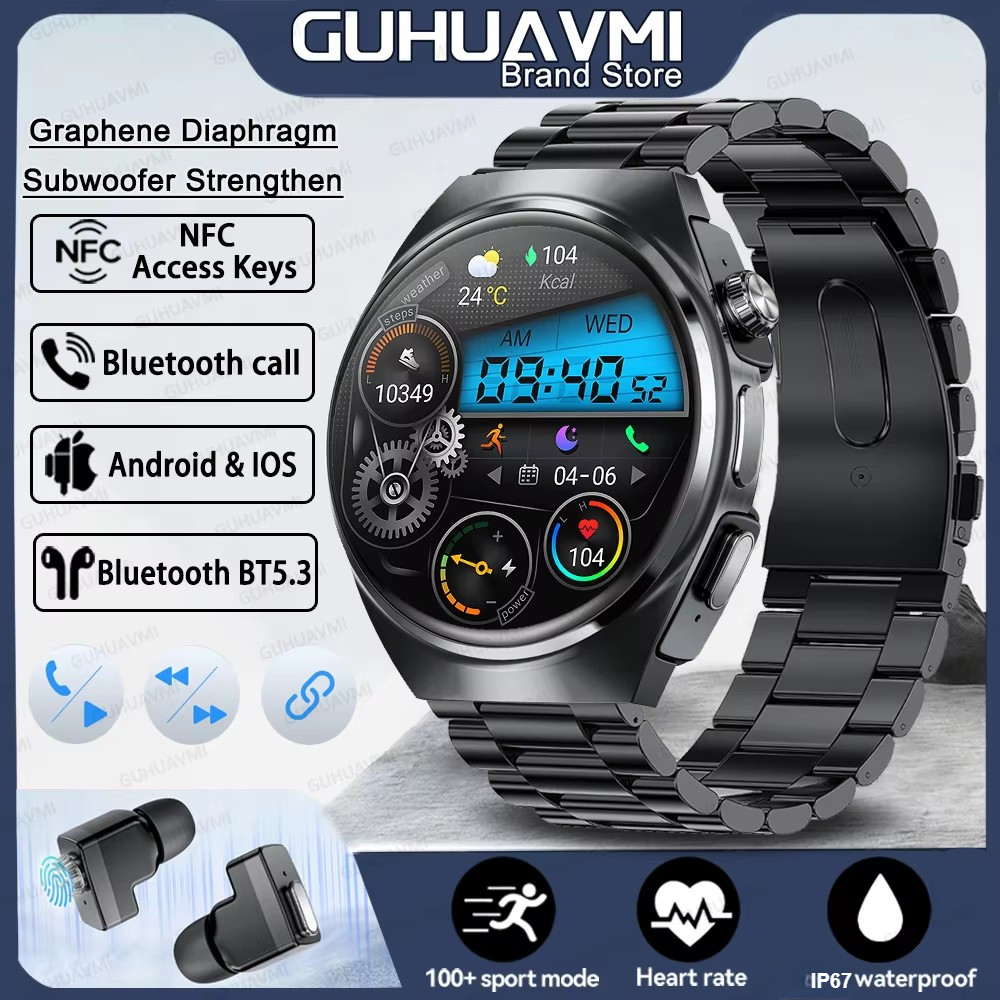 2 in 1 bluetooth headphones and watch sale