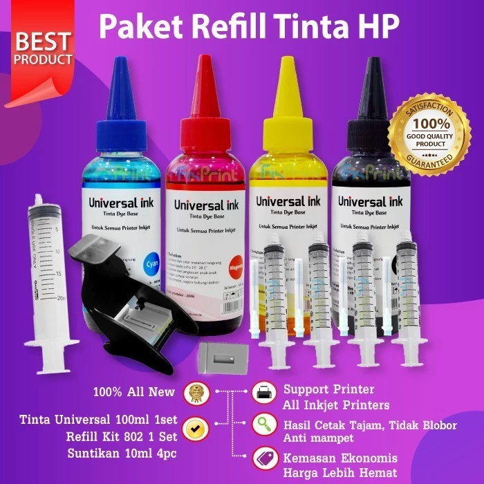 FixPrint Paket Refill Tinta Printer 2135 2335 2336 2337 2775 2875 2776 1515 1510