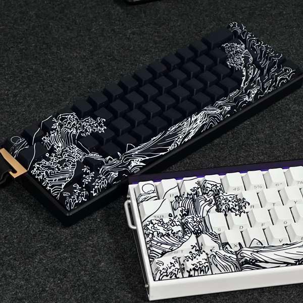 keycaps keycaps custom Ukiyo-e Side Engraving Keycap Original Factory ...