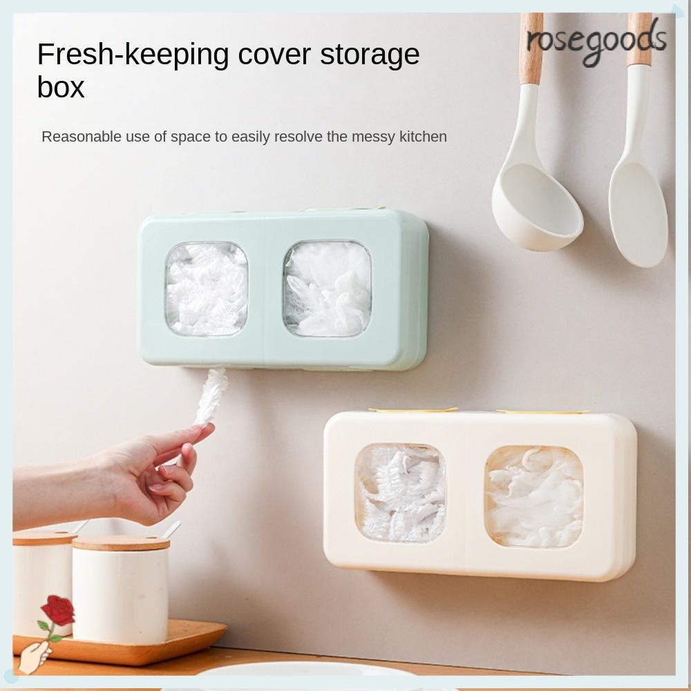 ROSEGOODS1 Filter Storage Box, Plastic Soft Rubber Top Cover Plastic ...