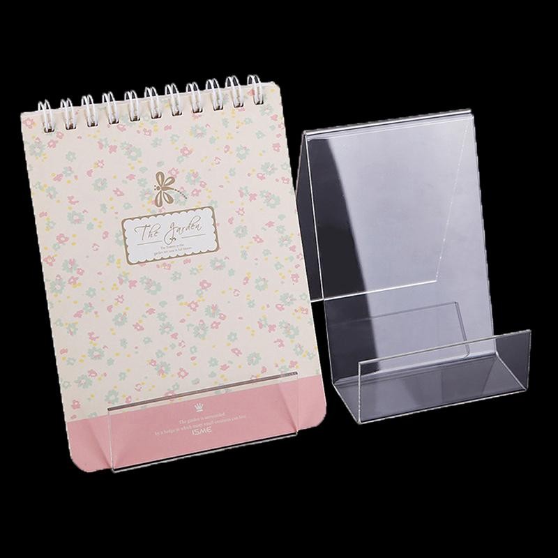 Han Transparent Acrylic Bookshelf Book Display Stand Album Notebook ...
