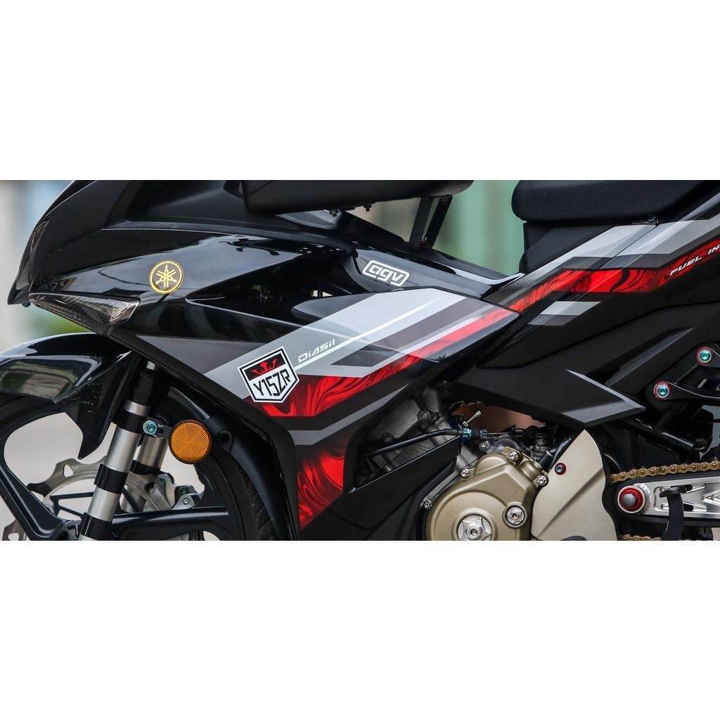 Removable Sticker for Exciter 150 Model Y15 2022 Malay Red Black Silver ...
