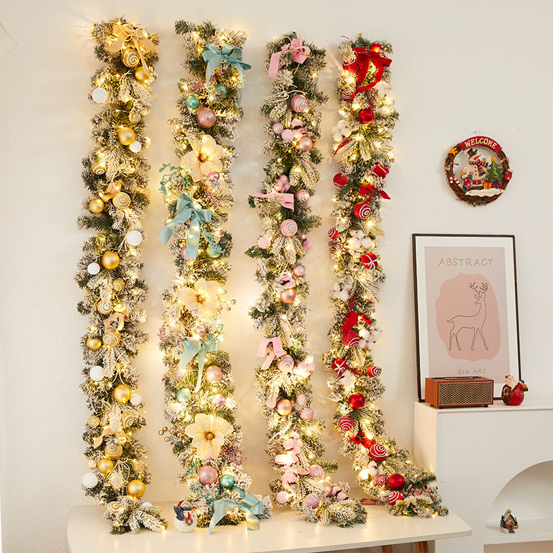 [SG Preferred] Christmas Decorations Simulation Flocking Snow Rattan ...