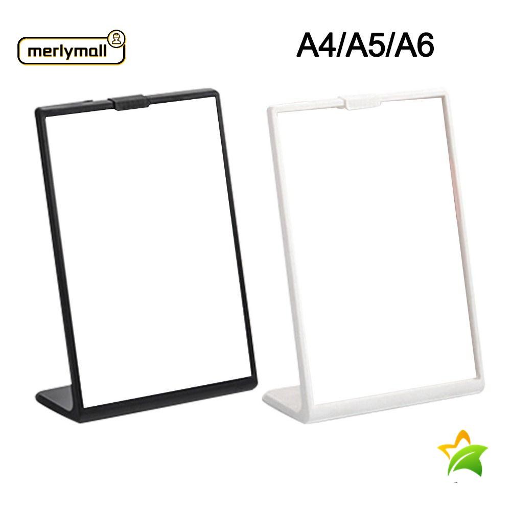 MERLYMALL Photo Display Frame, Acrylic Panel A4 A5 A6 Wine Catalog Menu ...