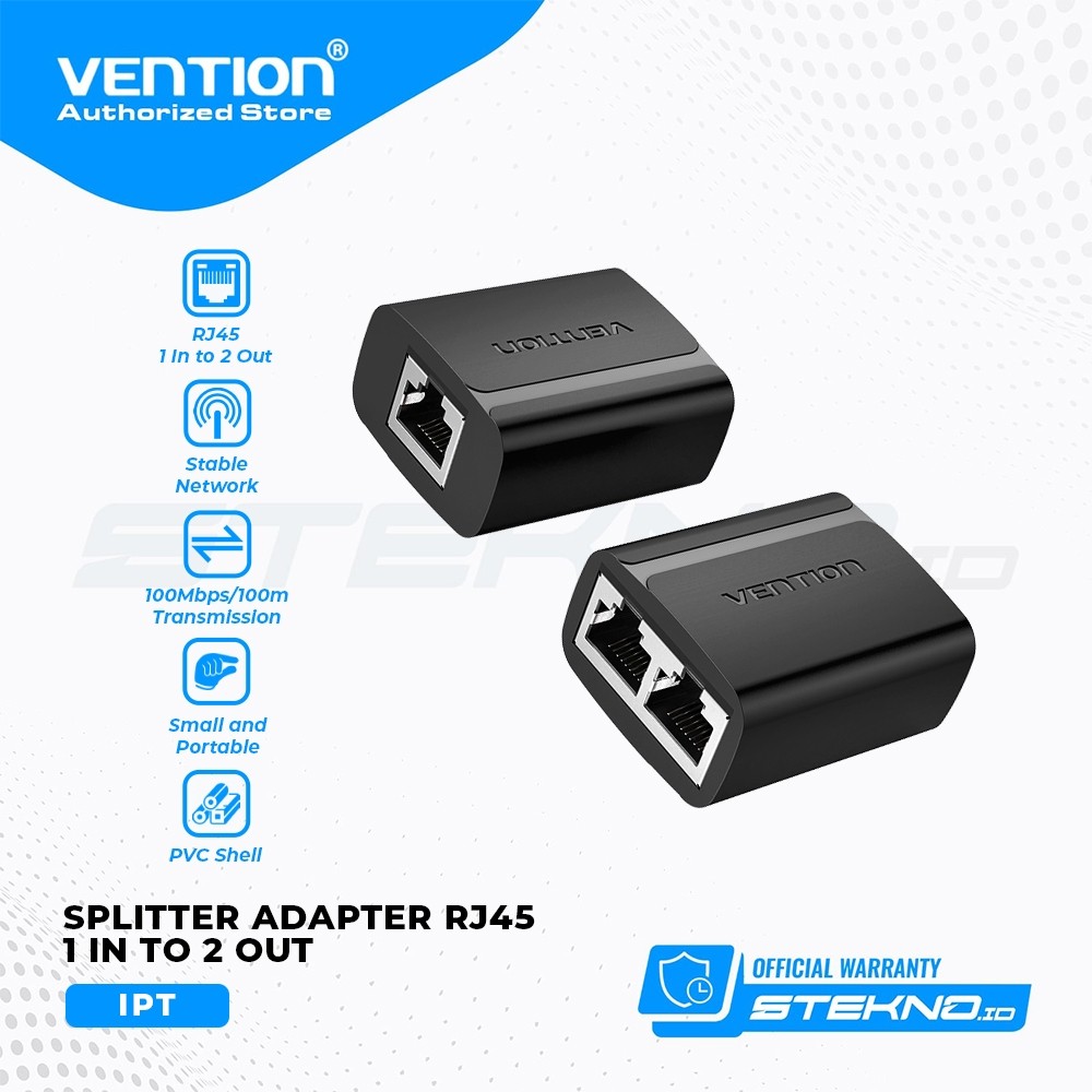 VENTION 1 to 2x RJ45 Splitter Ethernet Adapter Cat6 Cat7 Cat.6 Cat.7 ...