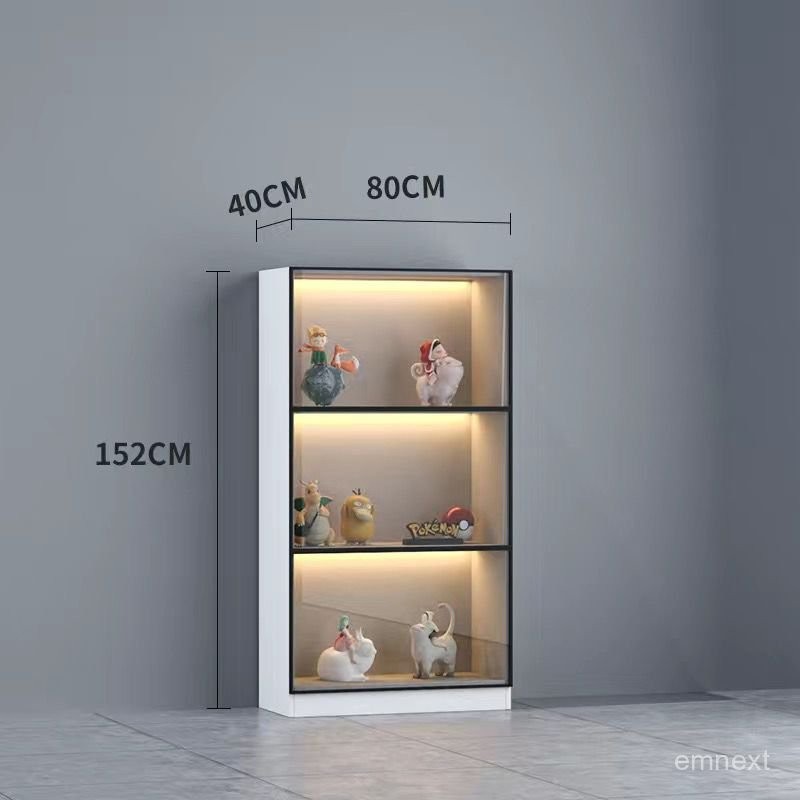 Customized Solid Wood Hand Cabinet Glass Door Hydraulic Locker Lego Toy ...