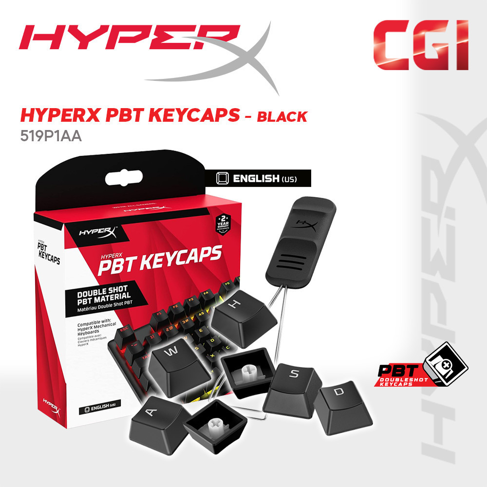 HyperX Double Shots Full Key Sets PBT Keycaps - 519P1AA | Shopee Singapore