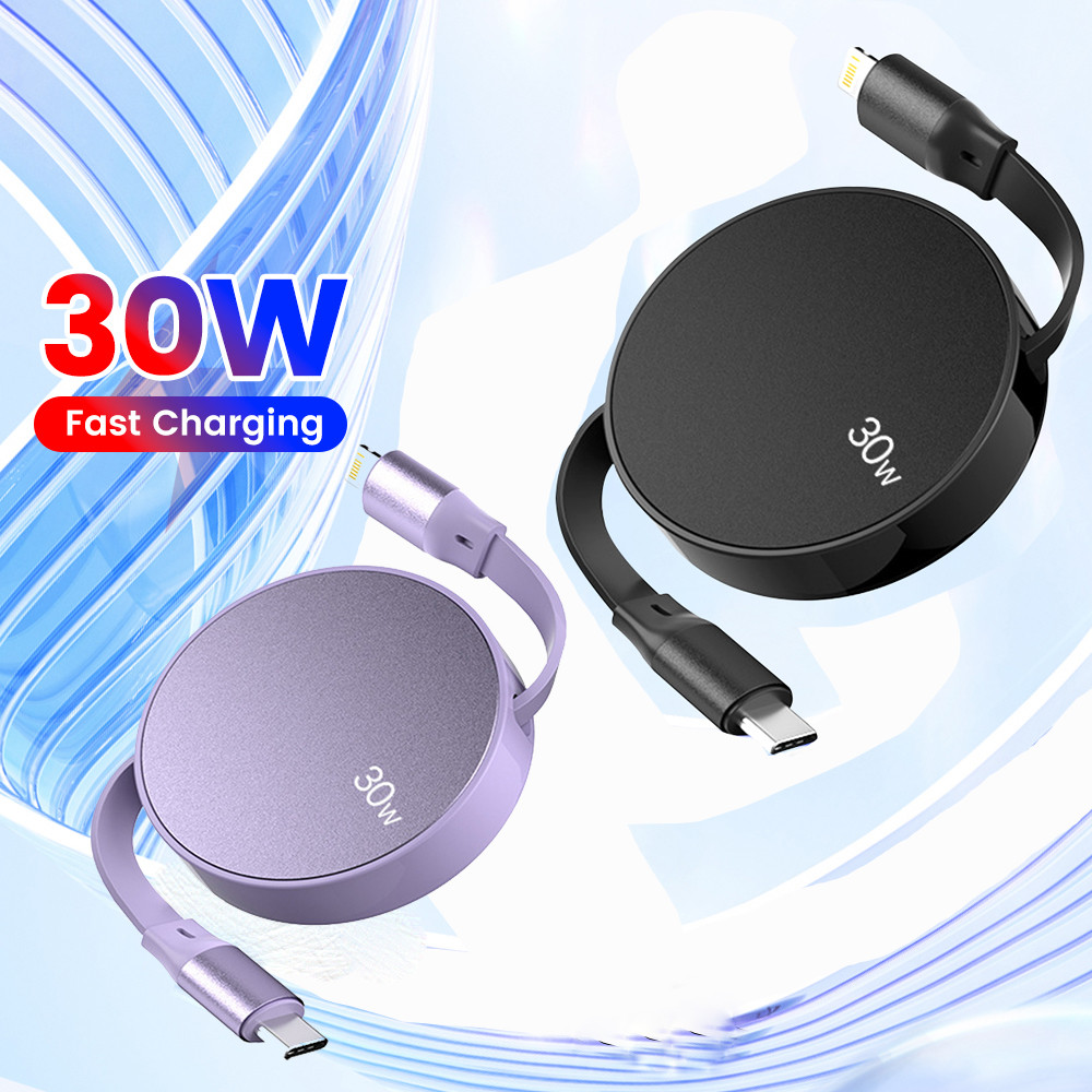 Twitch PD30W Retractable Fast Charging C-L Cable 240W Type C to Type C ...