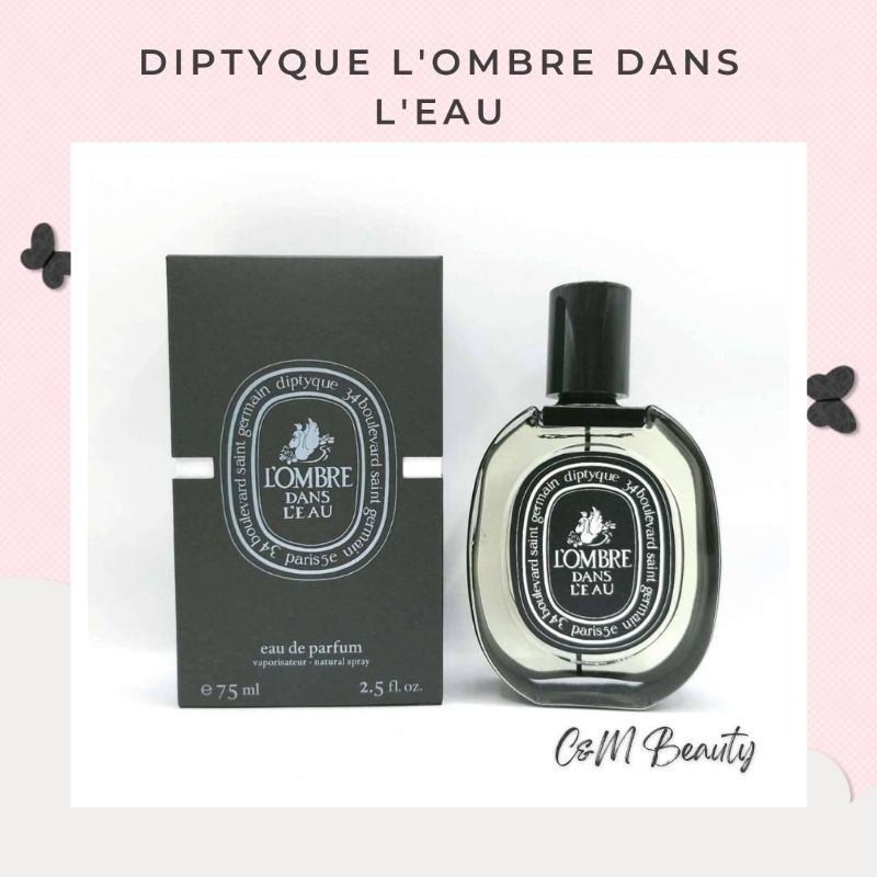 Diptyque L'Ombre Dans L'Eau EDP 75ML/EDT 100ML (with Paper