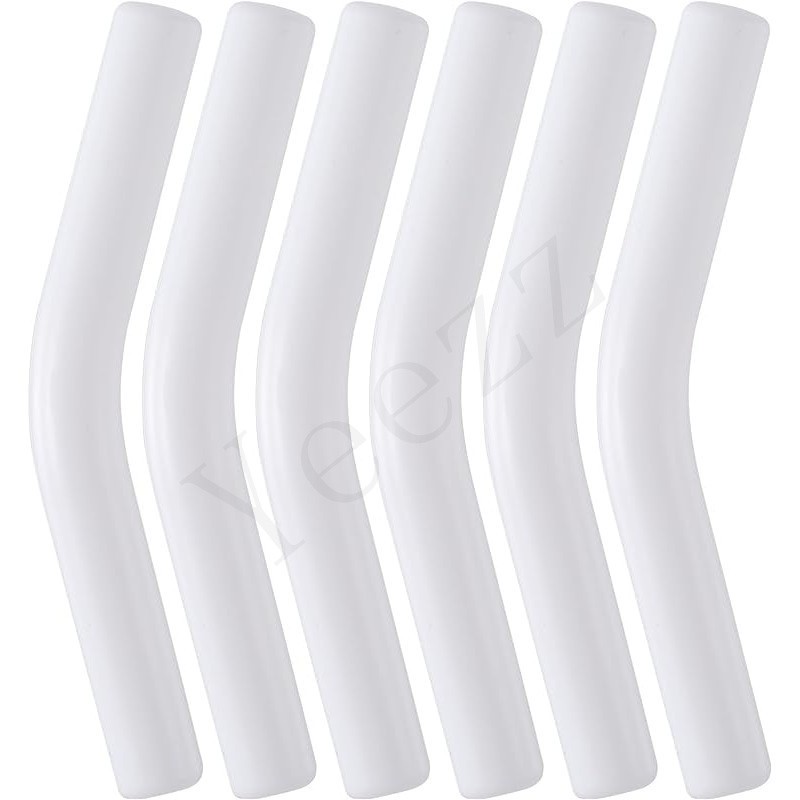 6Pcs Metal Straw Silicone Tips 5/16 In Wide(8Mm Outer Diameter) Food Grade Rubbe