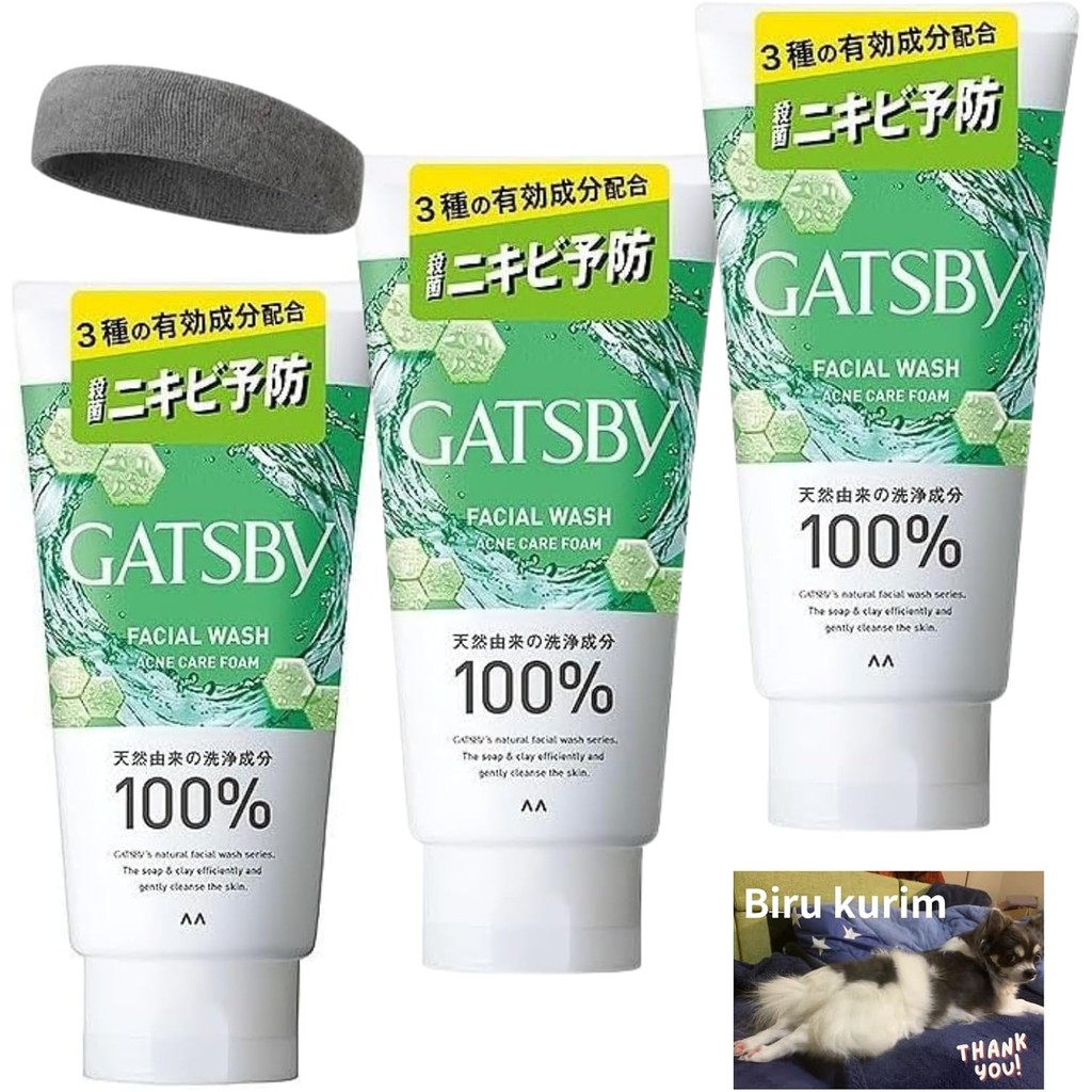GATSBY [Quasi-drug] Facial Wash Medicated Triple Care Acne Foam Men's ...
