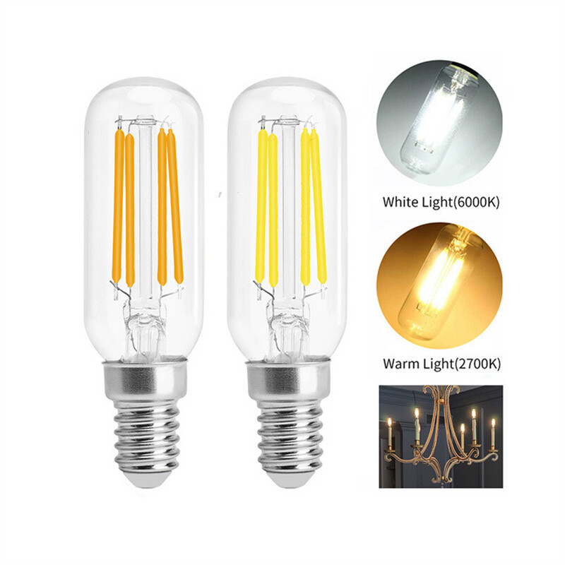 220V E14 LED Cooker Hood Extractor Fan Bulb Warm White Light T25 2W 4W ...