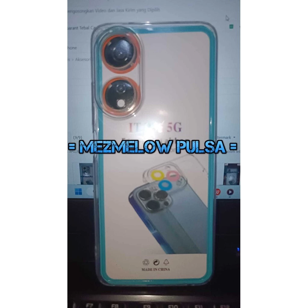 Caseng / Softcase Silikon Transparant Casing Caseng Case ITEL A70  / ITEL S23 BIASA / ITEL P55 5G - Gambar 3