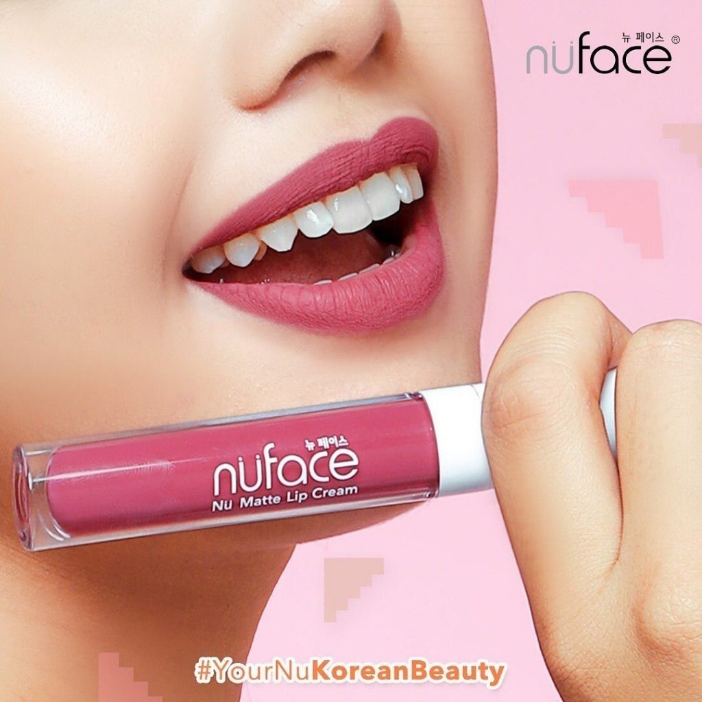 Nuface Nu Matte Lip Cream / Nu Face Lipstick / Merah Jingga Official - Gambar 4
