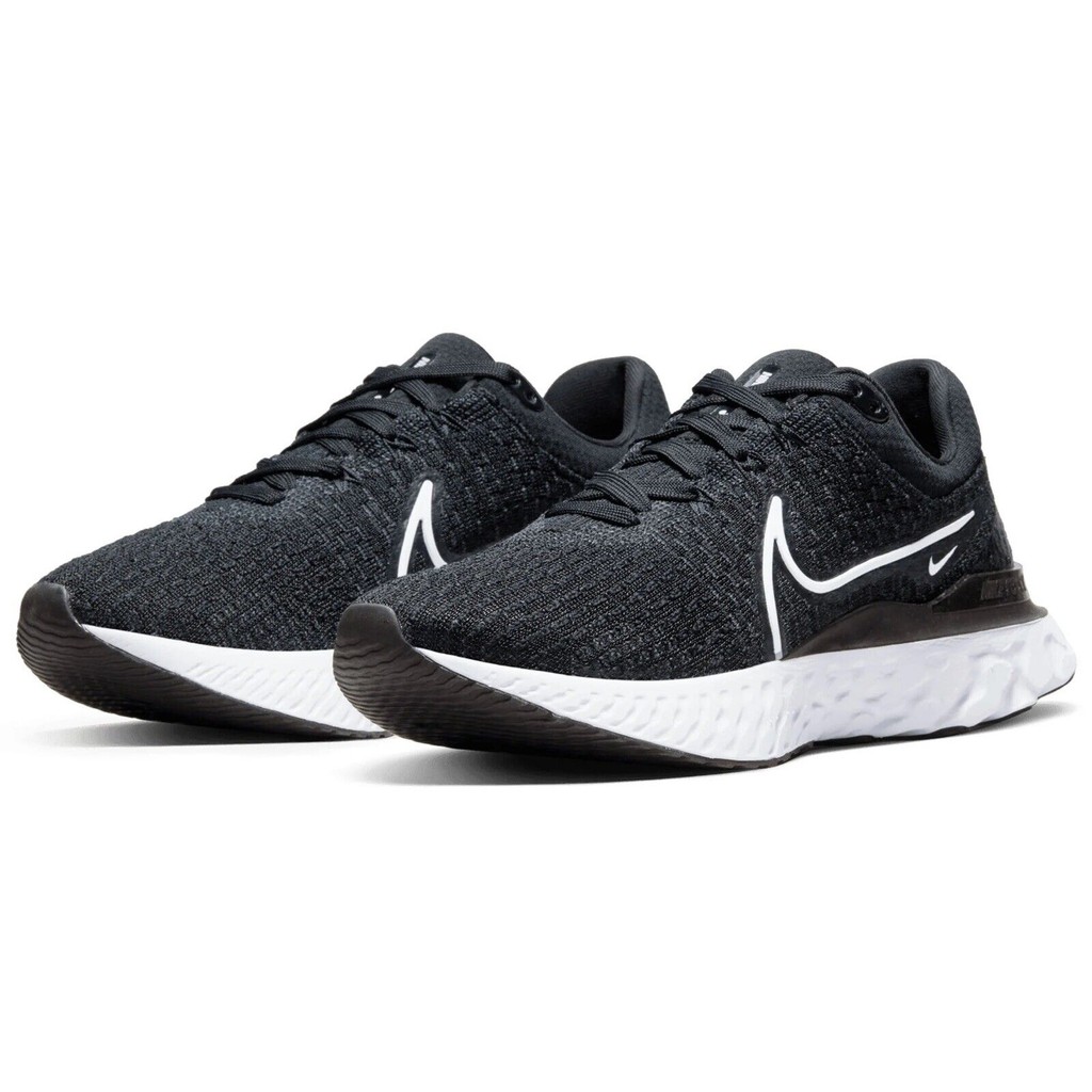 Nike React Infinity Run Flyknit 3 Black White Women Size US 7 Running Shoes New Shopee Singapore