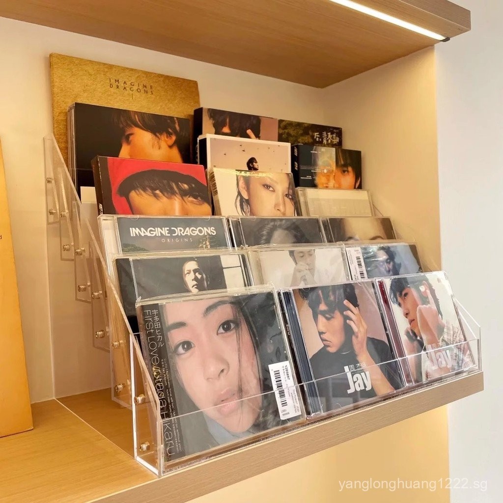 Acrylic Display Stand CD Storage Box Hand-Made Skincare Storage Layered ...