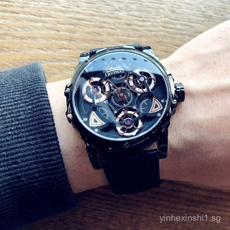 Trendy Fortune-Turn Men's Rotating Watch High-End High-Value Large Dial ...